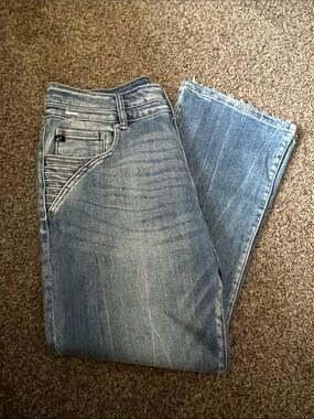 KanCan Belle High Rise Crop Bootcut Jeans